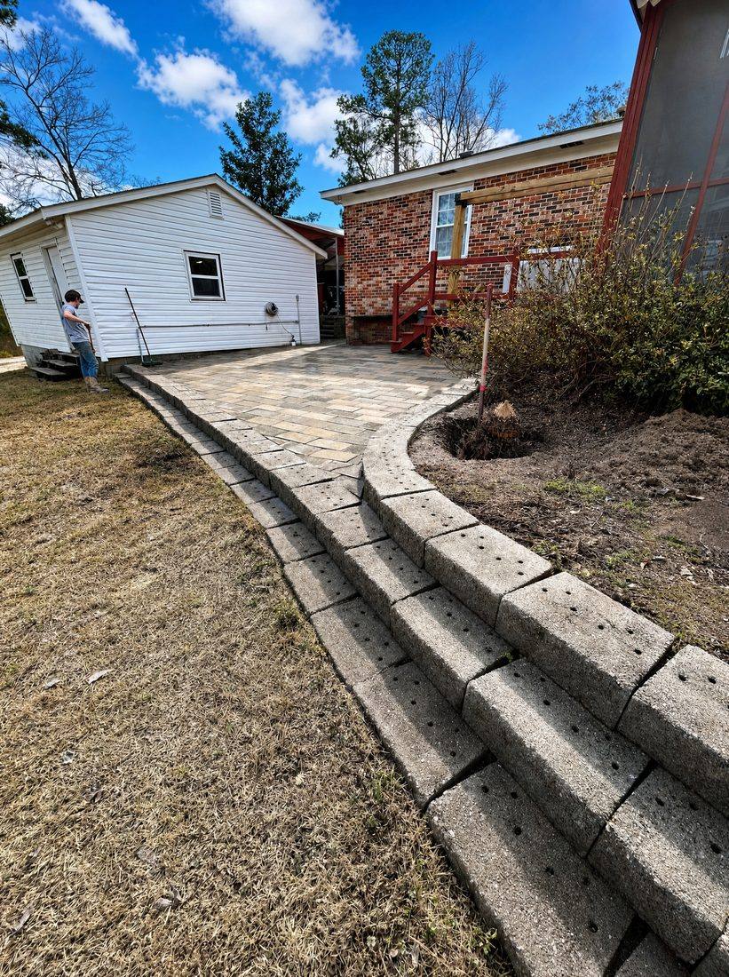 Paver walkway by Anything Exterior
